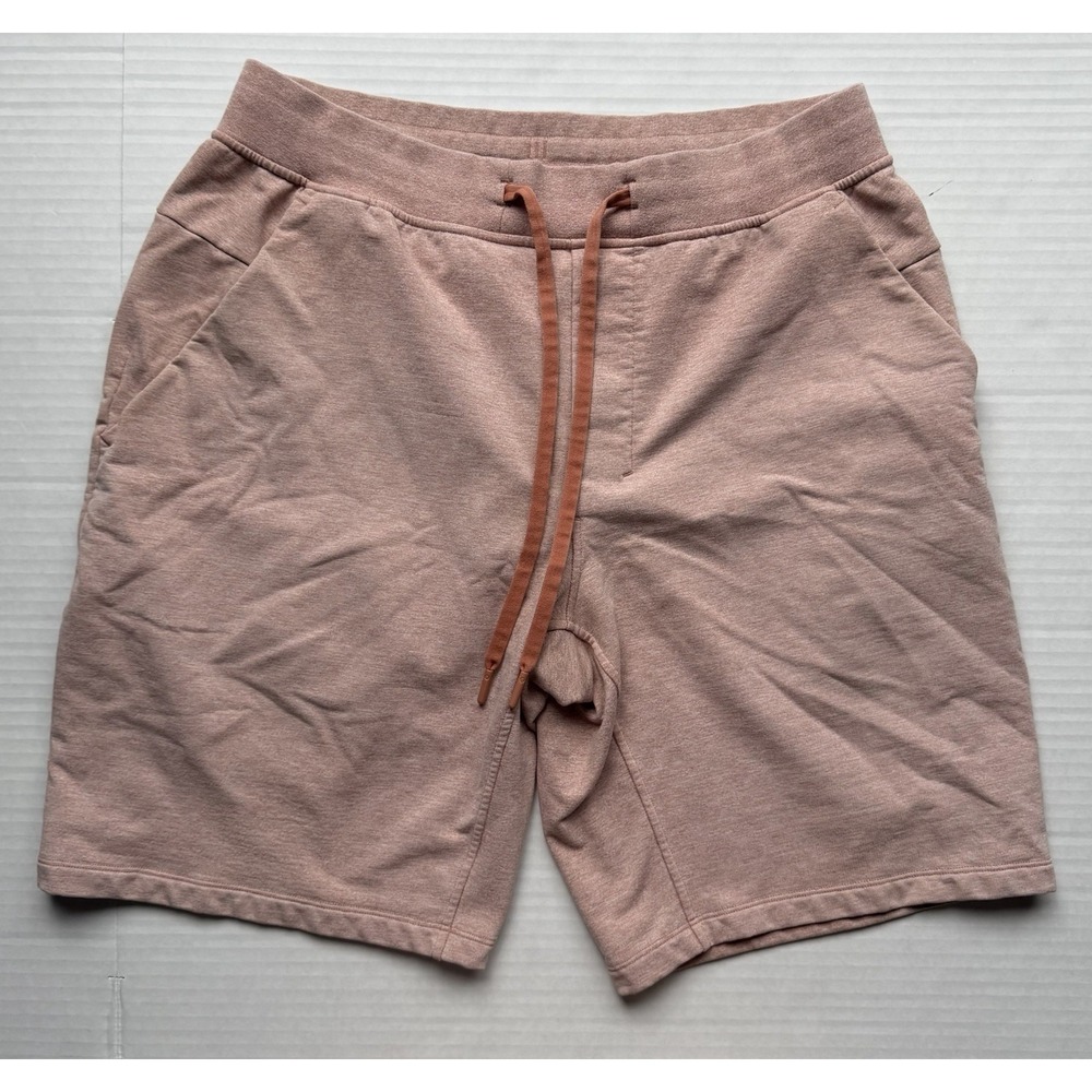Lululemon Mens City Sweat Shorts Large Heathered French Terry Gym Athletic